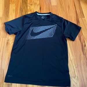 EUC Boys Nike Dri-Fit Black Tee
